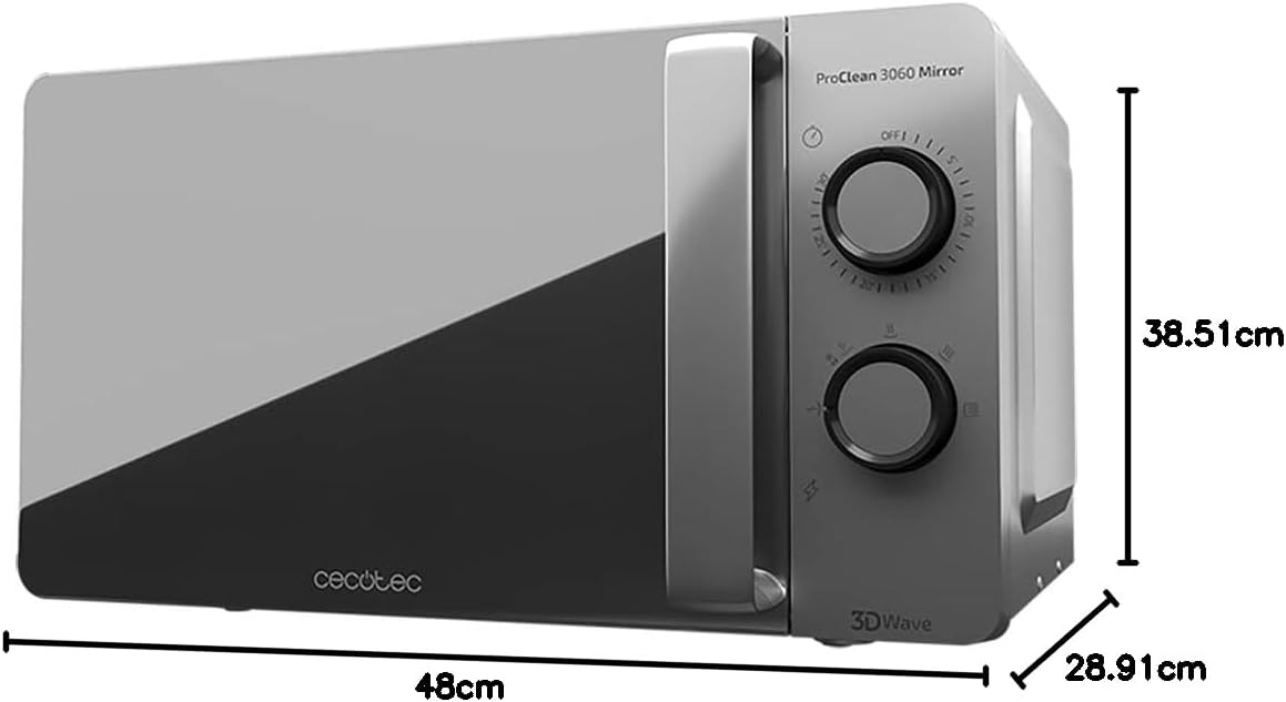 Microondas Cecotec 3060 Mirror | A2043