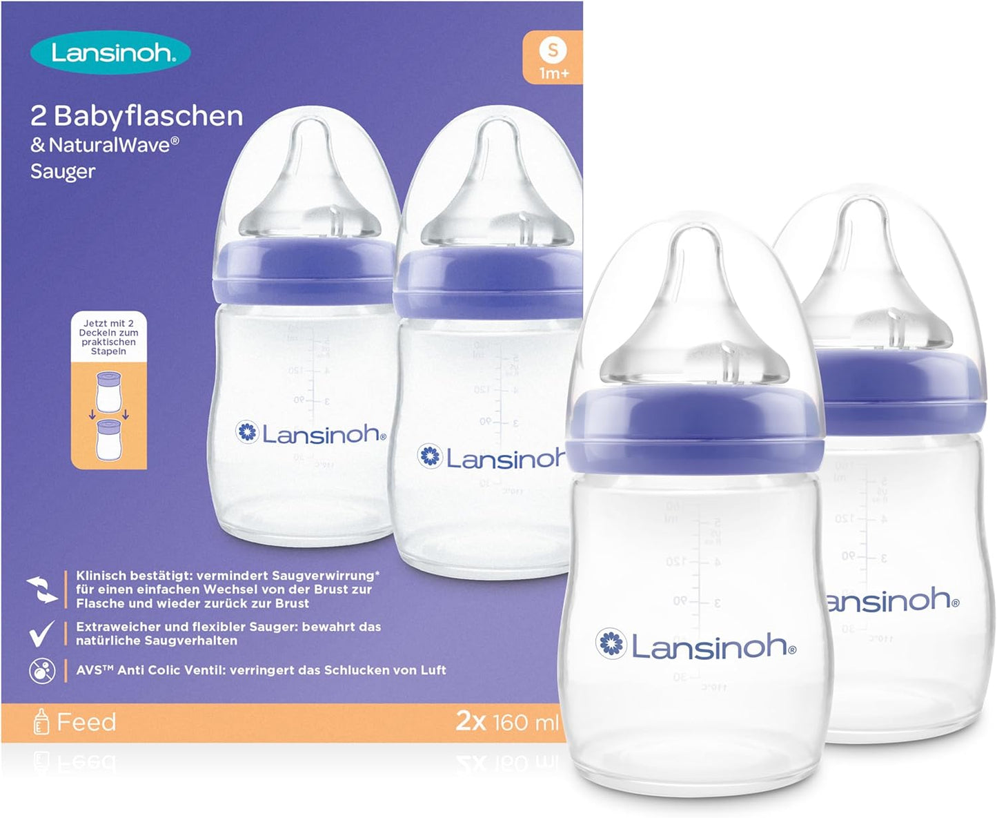 Biberón Lansinoh Natural Wave | A1621