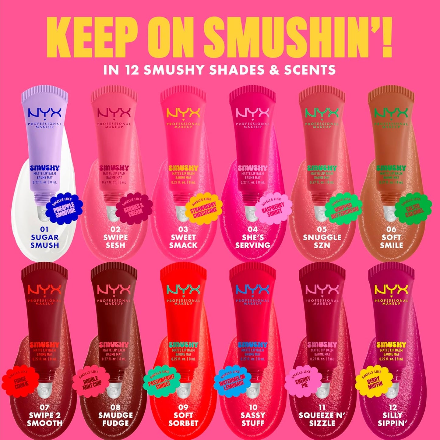 Bálsamo NYX Smushy Matte | A1894