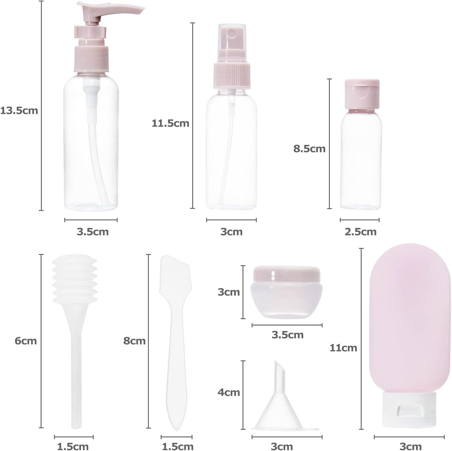 Kit Botellas Viaje Carehabi | A1752
