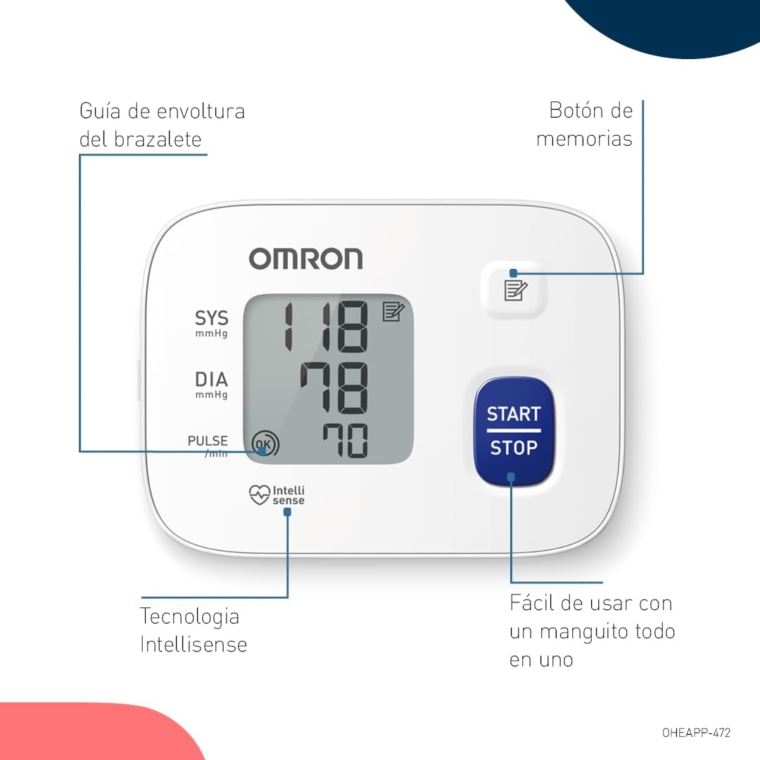 Tensiómetro Omron RS1 Muñeca | A1782