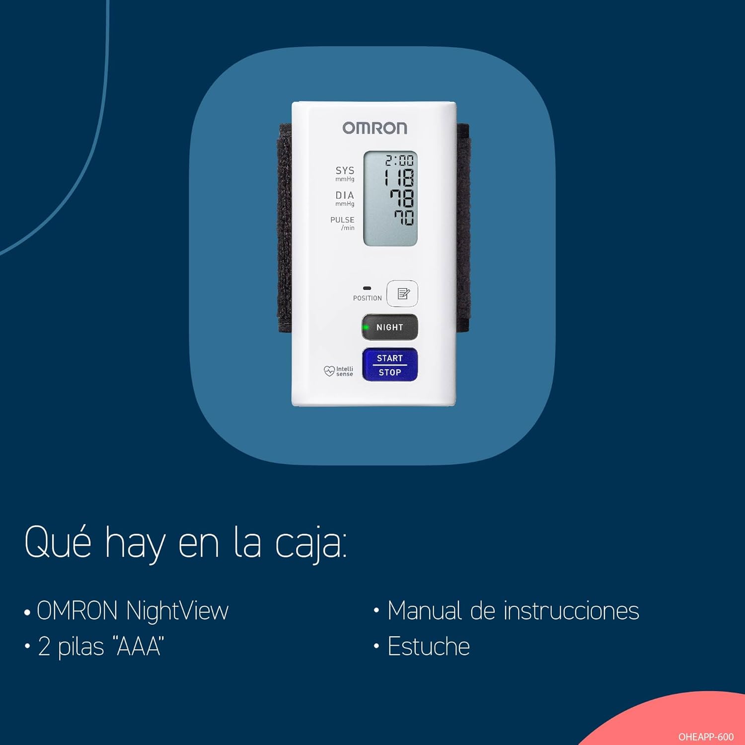 Tensiómetro OMRON Nightview | A1144