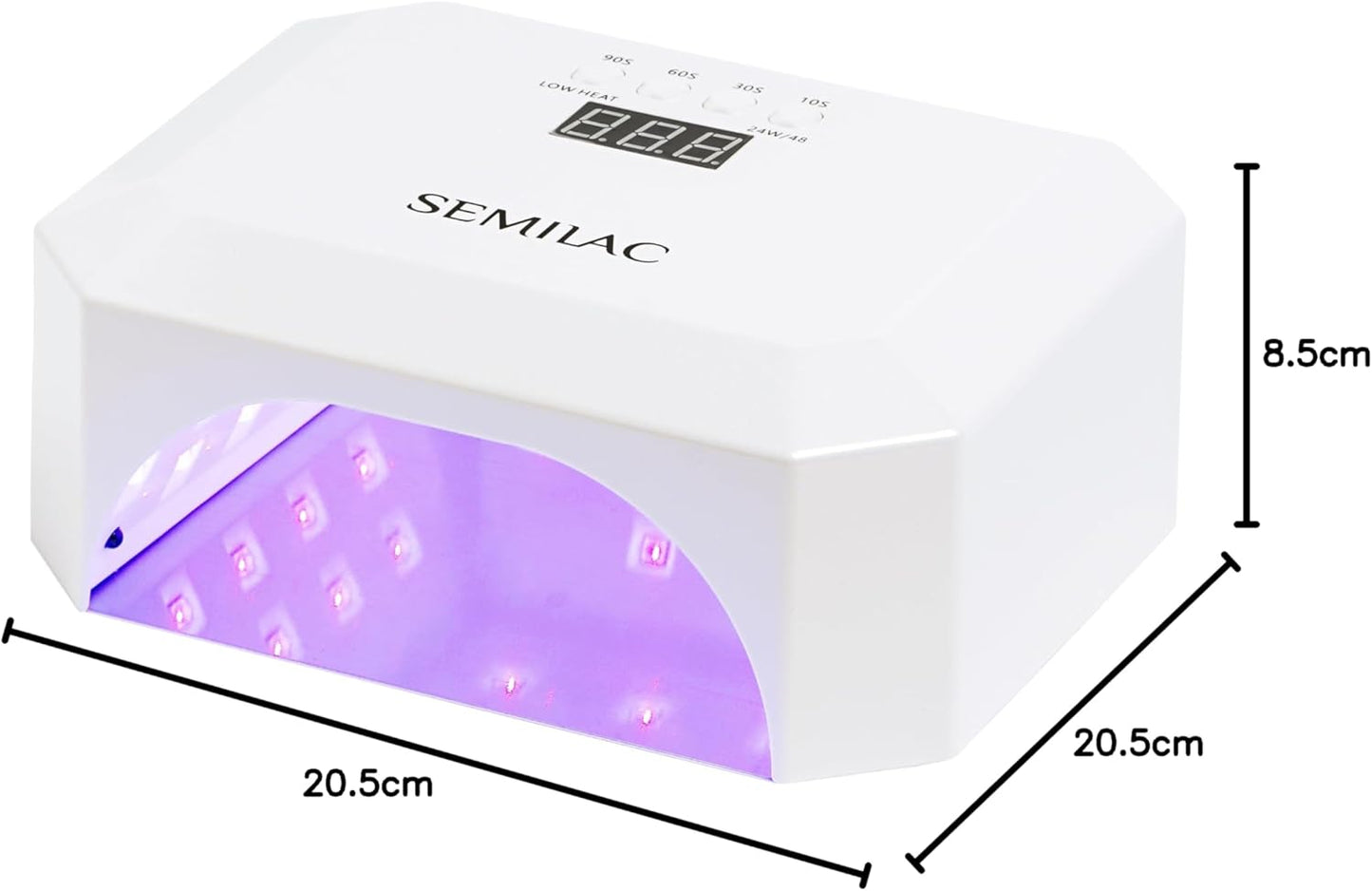 Lámpara uñas Semilac 48W | A1314