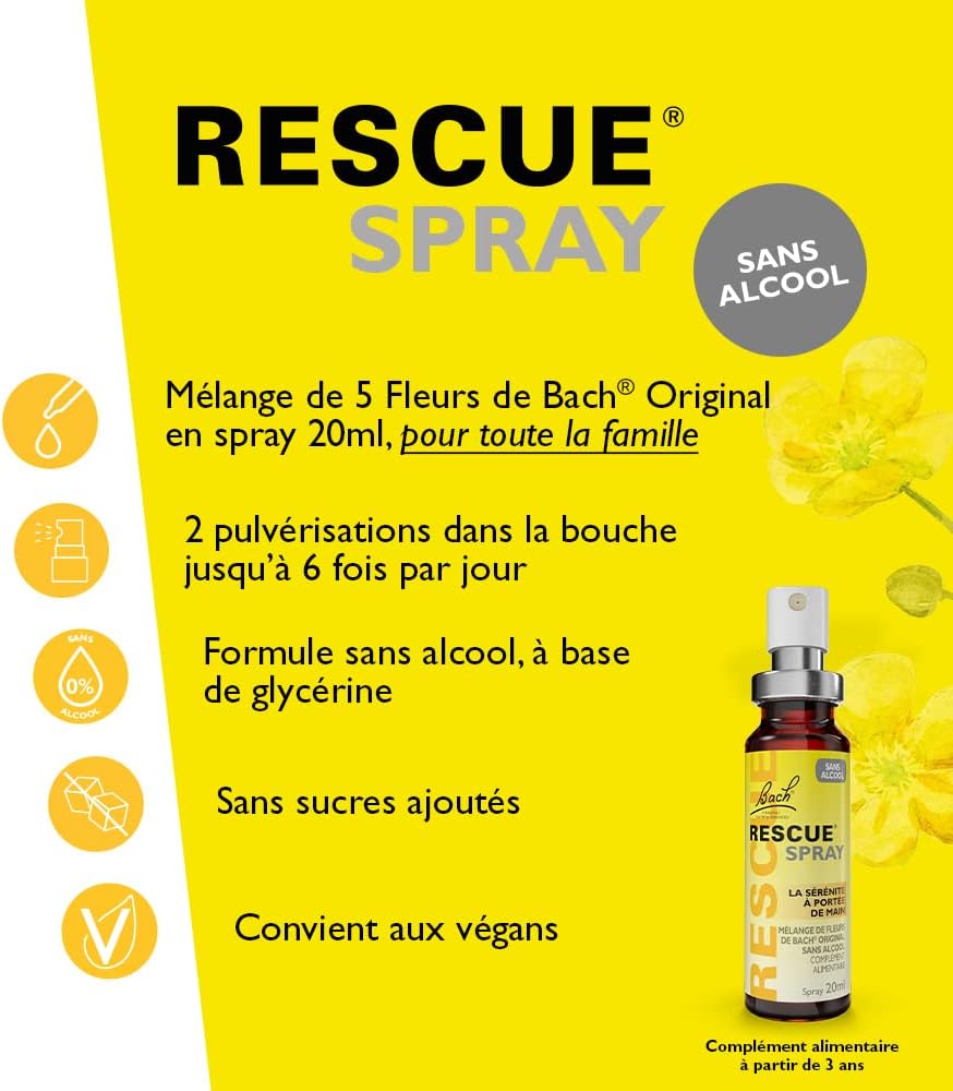 Spray Relajante Rescue 20ml | A1590