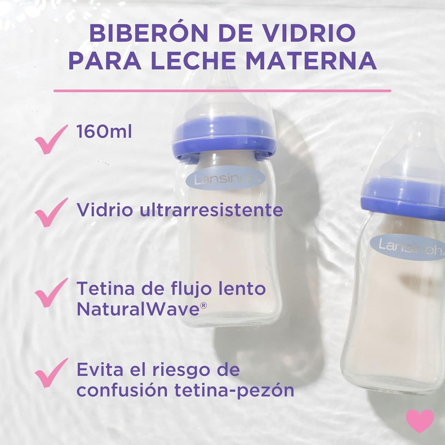 Biberón Vidrio 160ml | A1802