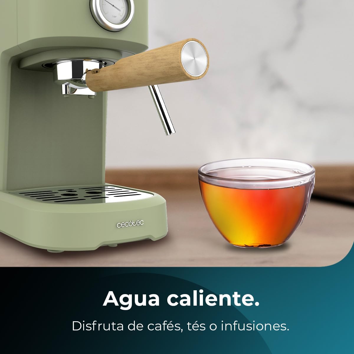 Cafetera Cecotec Retro Green | A2049