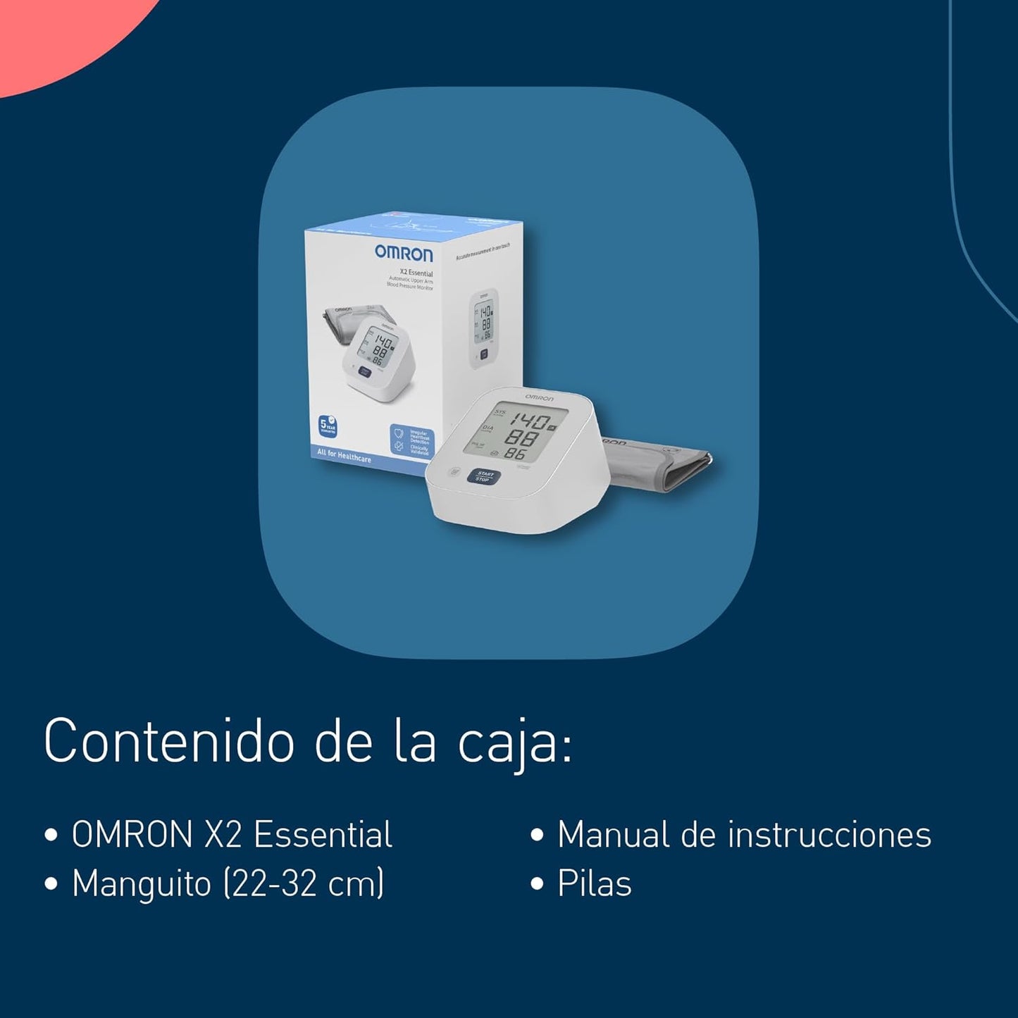 Tensiómetro OMRON X2 Essential | A1423