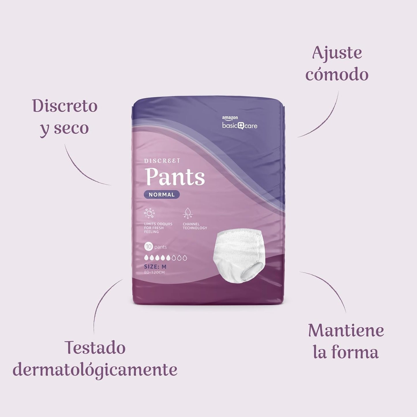 Ropa incontinencia Amazon Basic Care | A1438