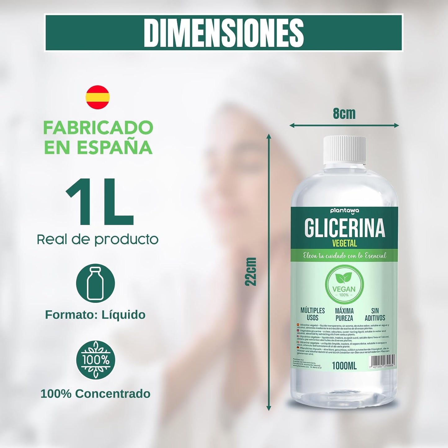Glicerina PLANTAWA Glicerina vegetal | A1667