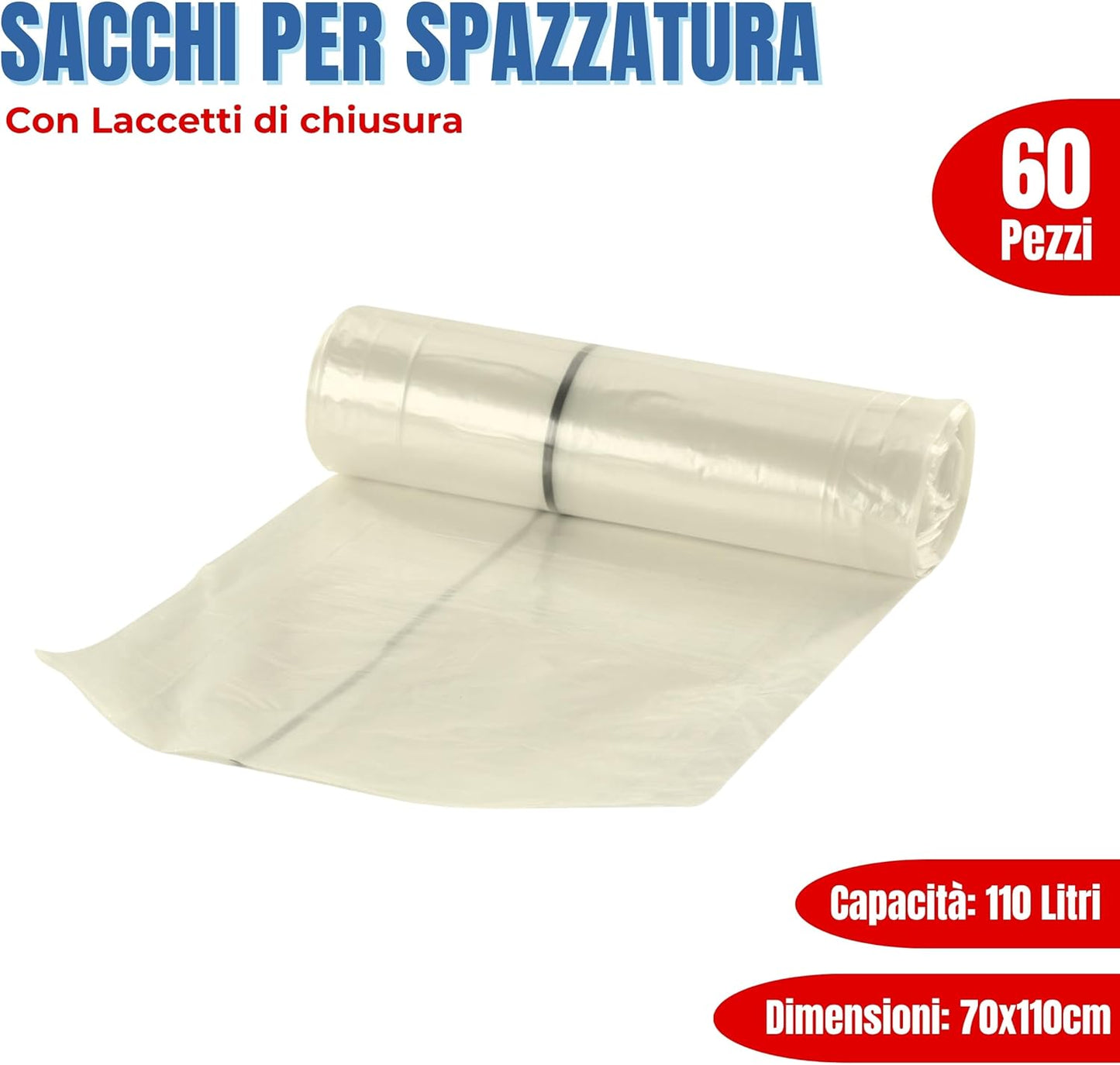 Bolsas Basura Bottari Bolsas basura 60 x | A1666