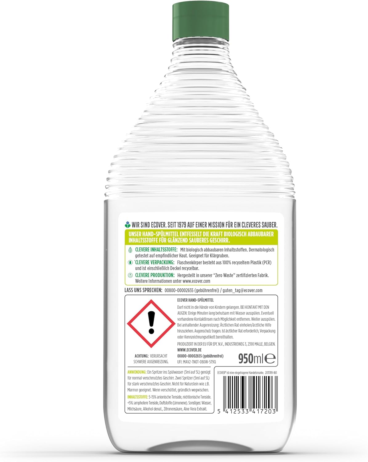 Lavavajillas Ecover Limón 950ml | A1933