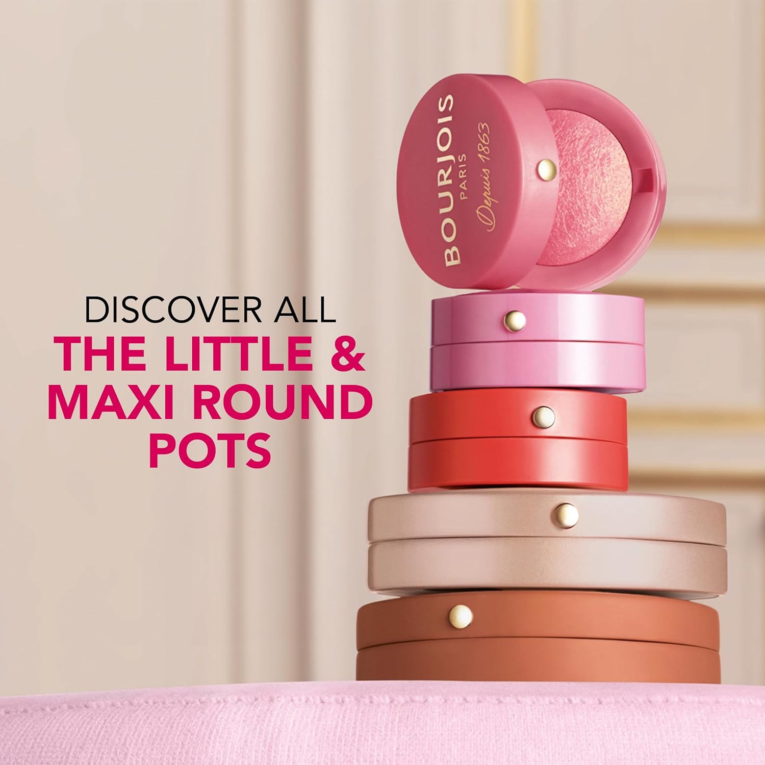 Colorete Bourjois en polvo MAXI ROUND | A1670