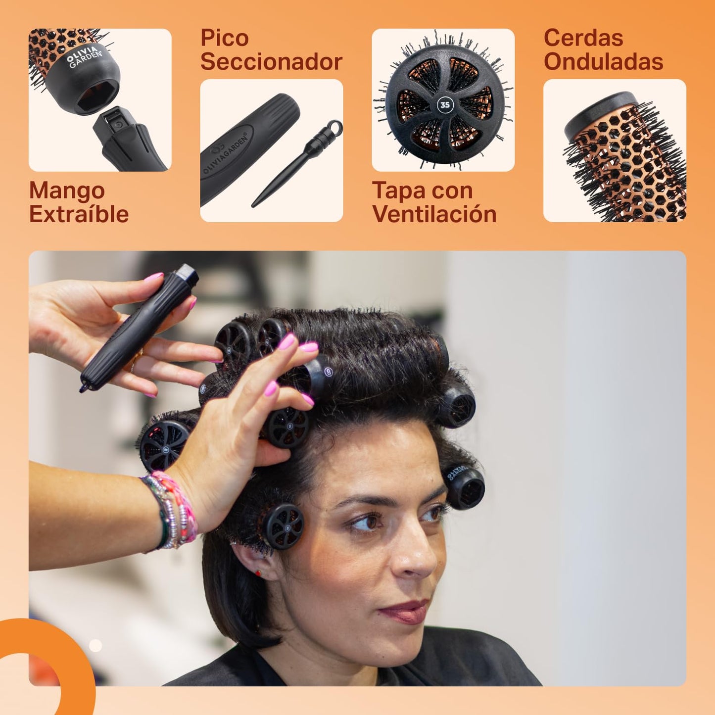 Rizador Olivia Garden MultiBrush | A1212