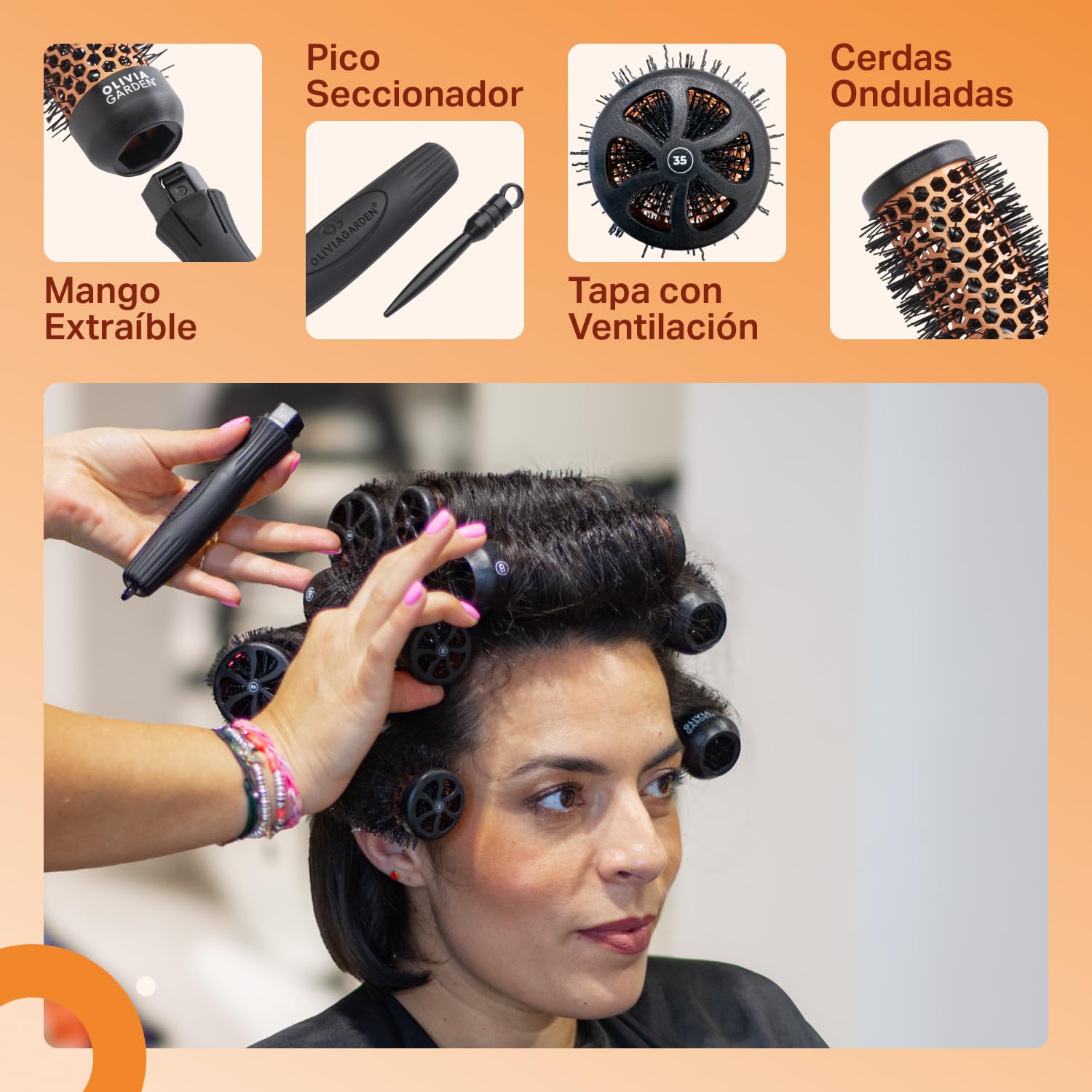 Rizador Olivia Garden MultiBrush | A1212