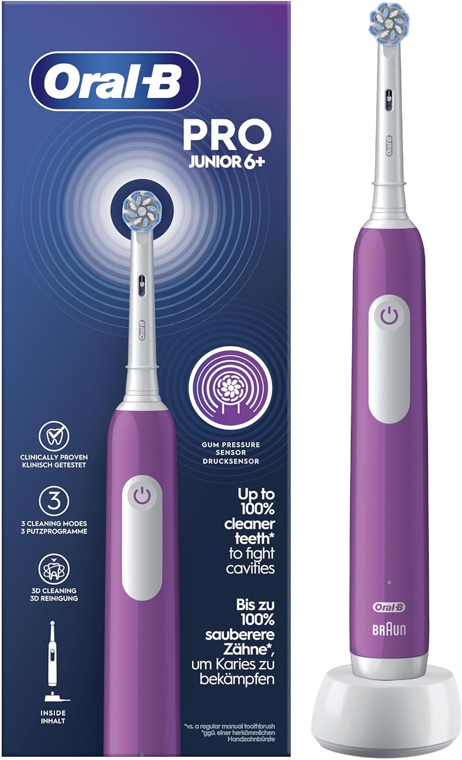 Cepillo Oral-B Pro Junior Morado | A1288