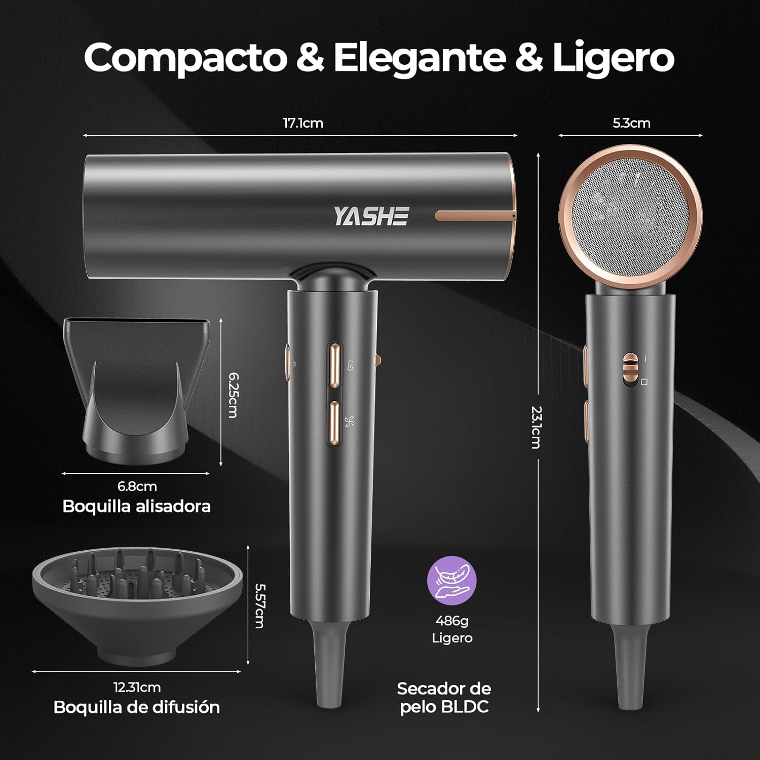 Secador YASHE 1800W | A1307