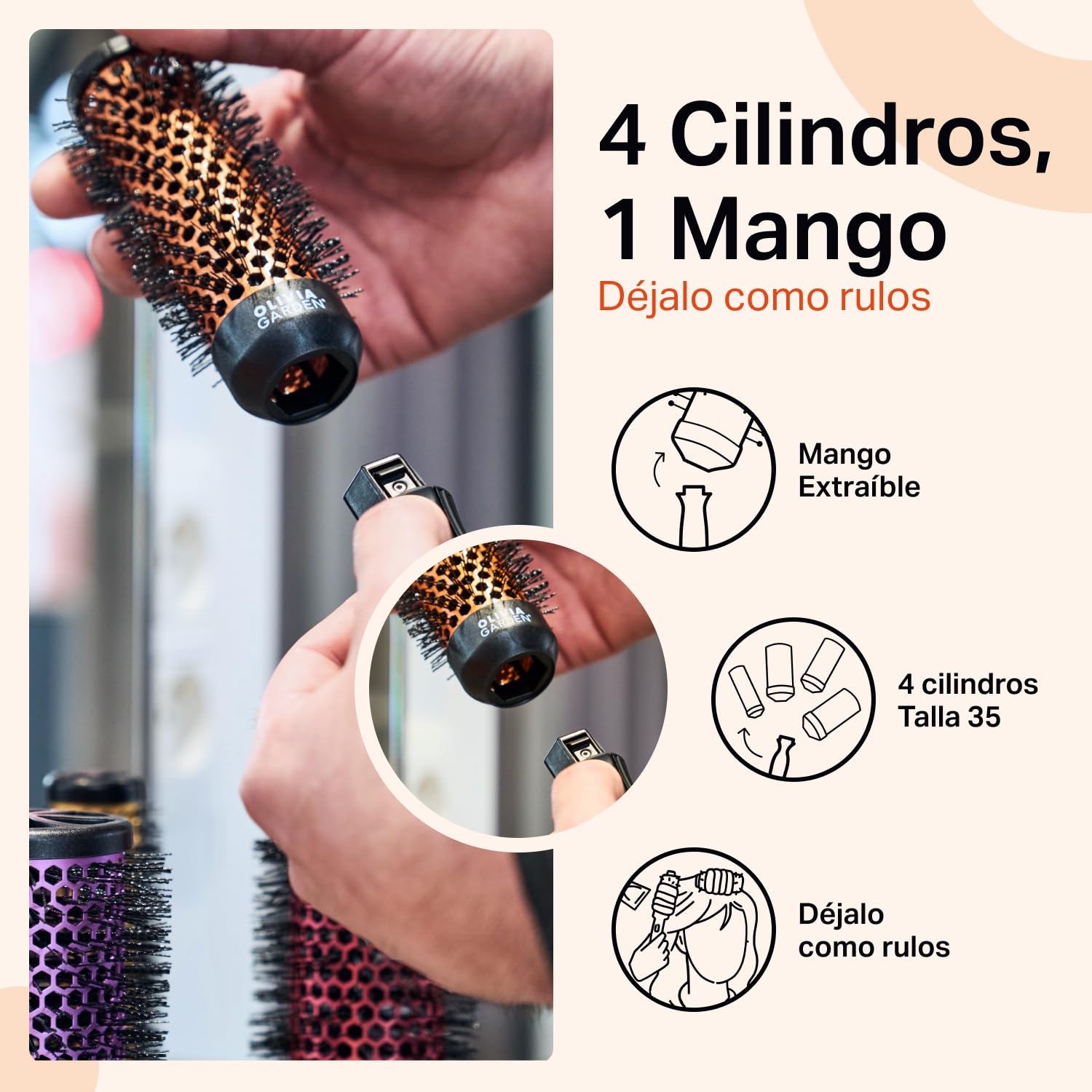 Rizador Olivia Garden MultiBrush | A1212