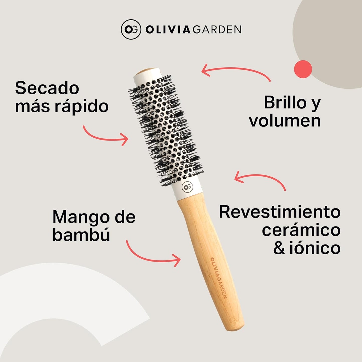 Cepillo Olivia Garden Bamboo | A2010