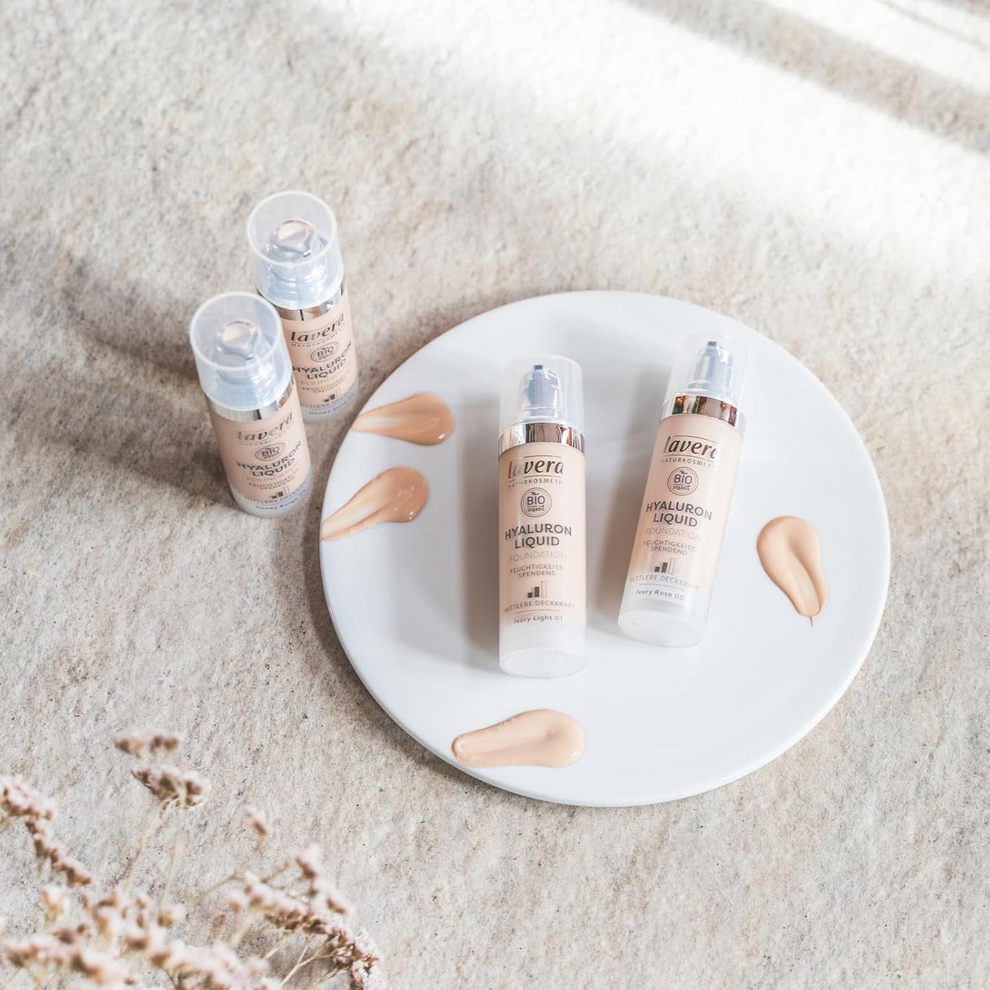 Base Maquillaje Lavera líquida Hyaluron | A1709