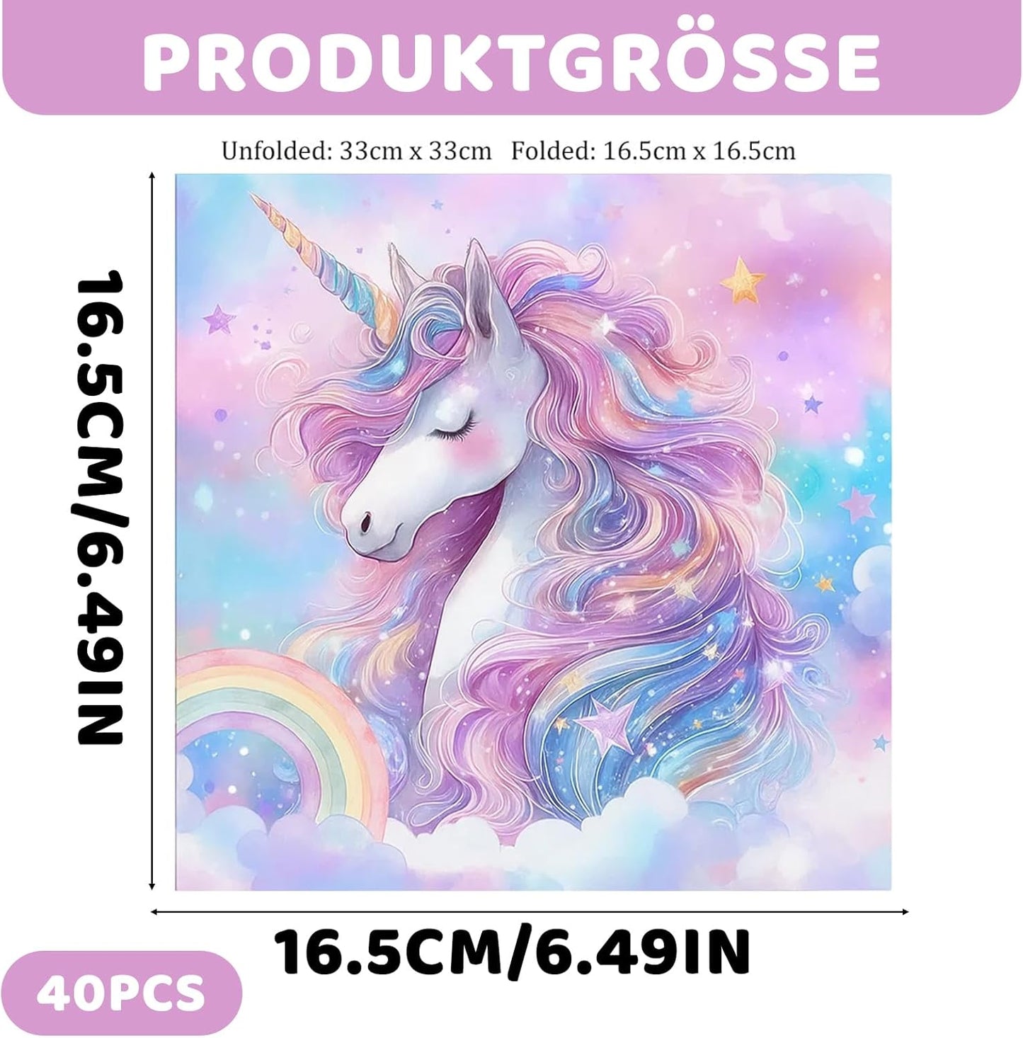 Servilletas Unicornio Fiesta | A1950