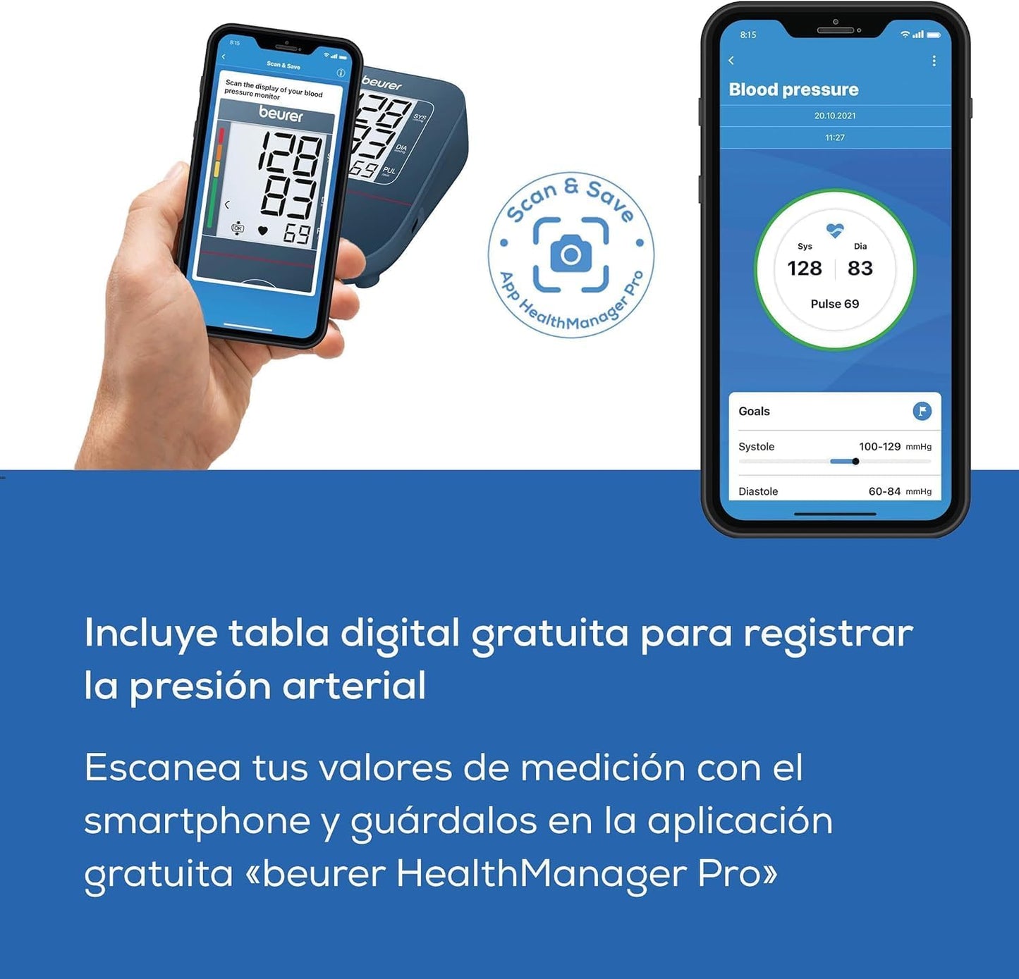Tensiómetro Beurer Monitor presión | A1680