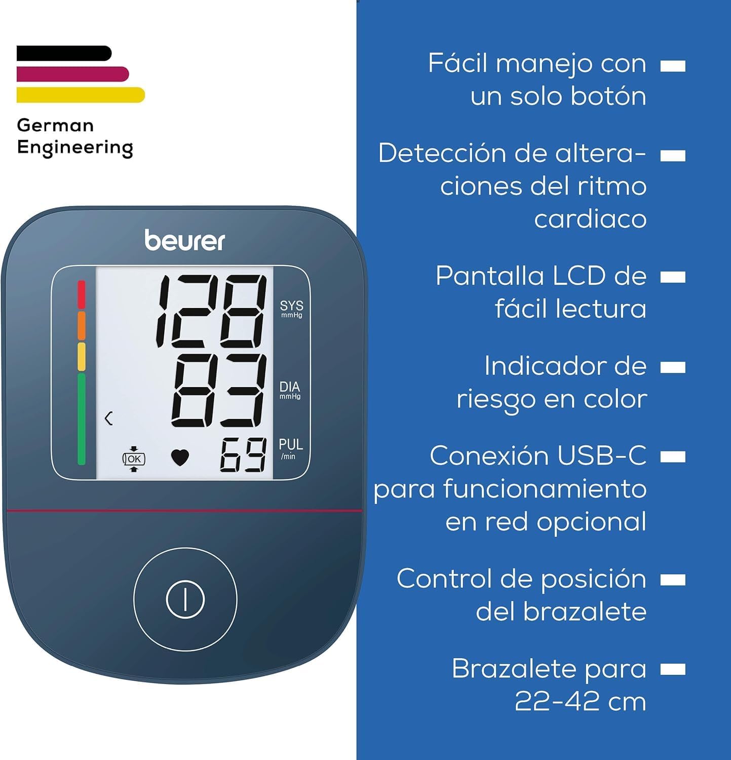 Tensiómetro Beurer Monitor presión | A1680