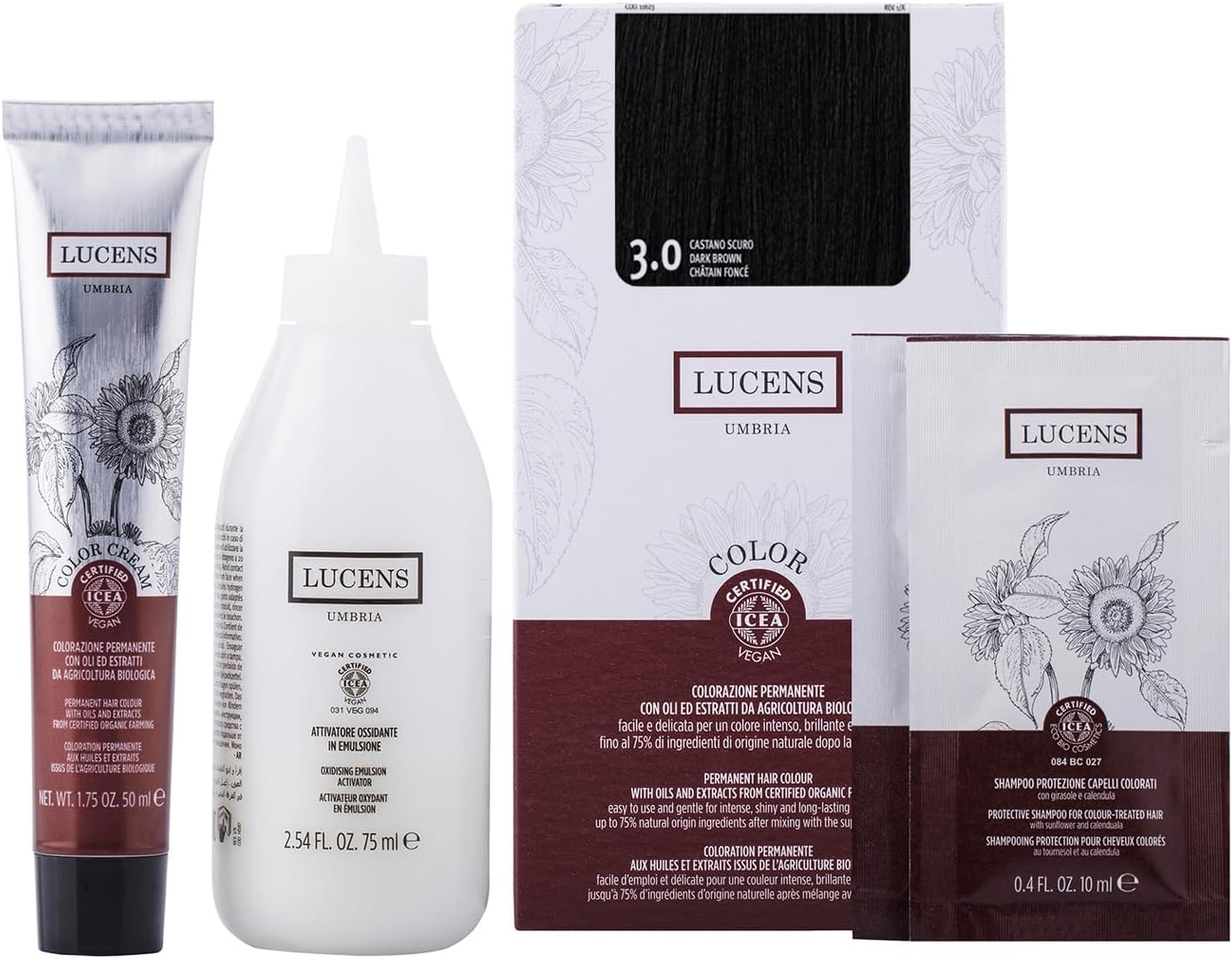 Tinte Pelo Kit Color 3.0 Marrón | A1699