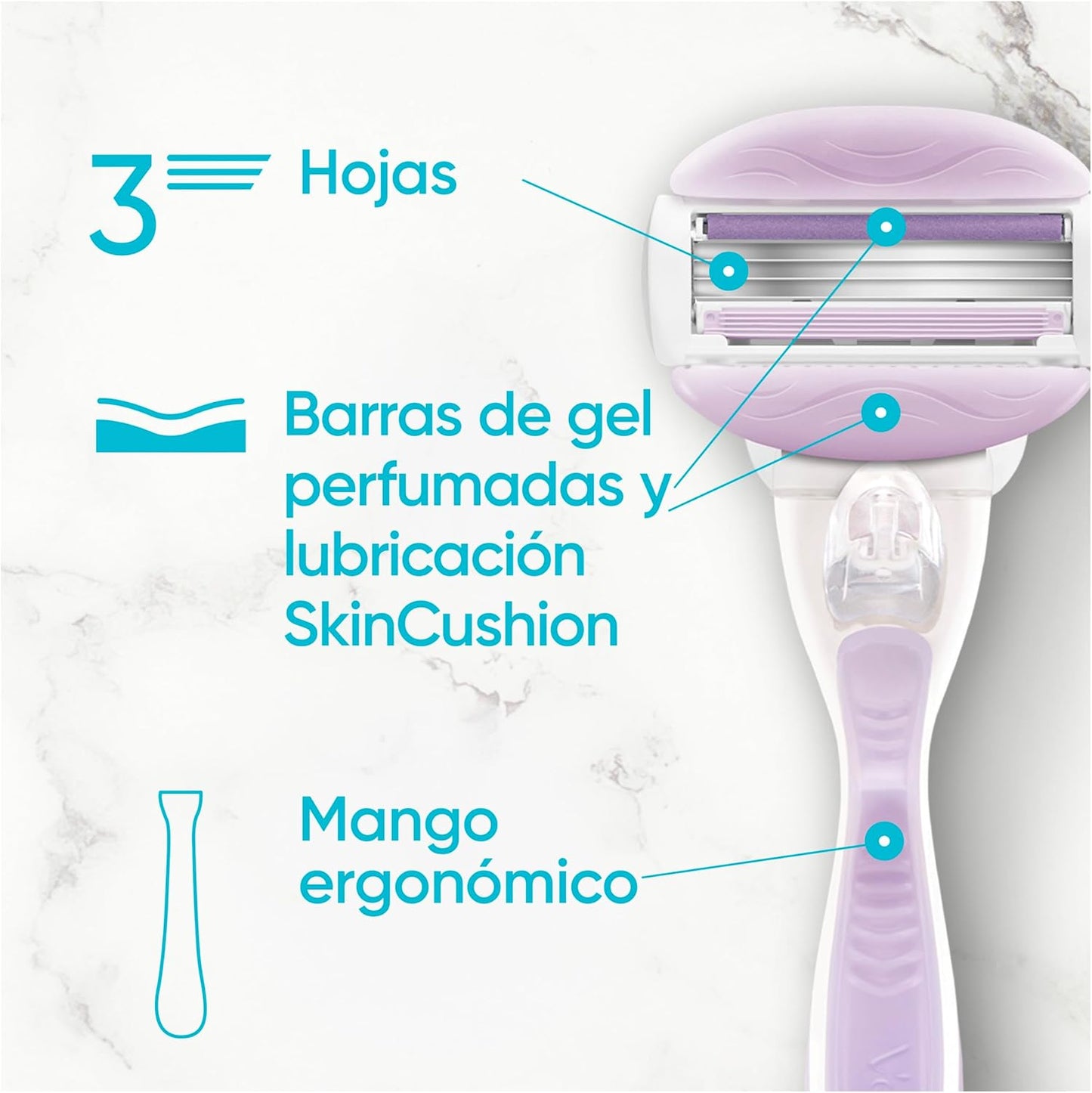 Recambios Gillette Venus 10 | A1320
