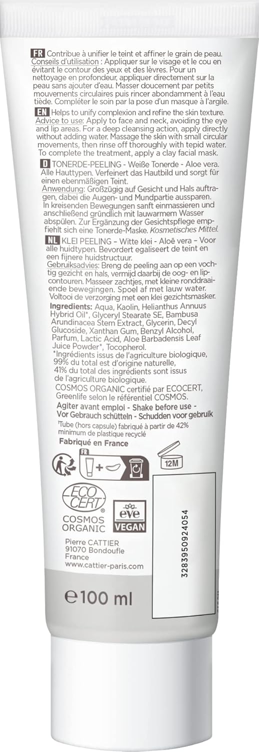 Exfoliante Cattier Arcilla Blanca | A1909