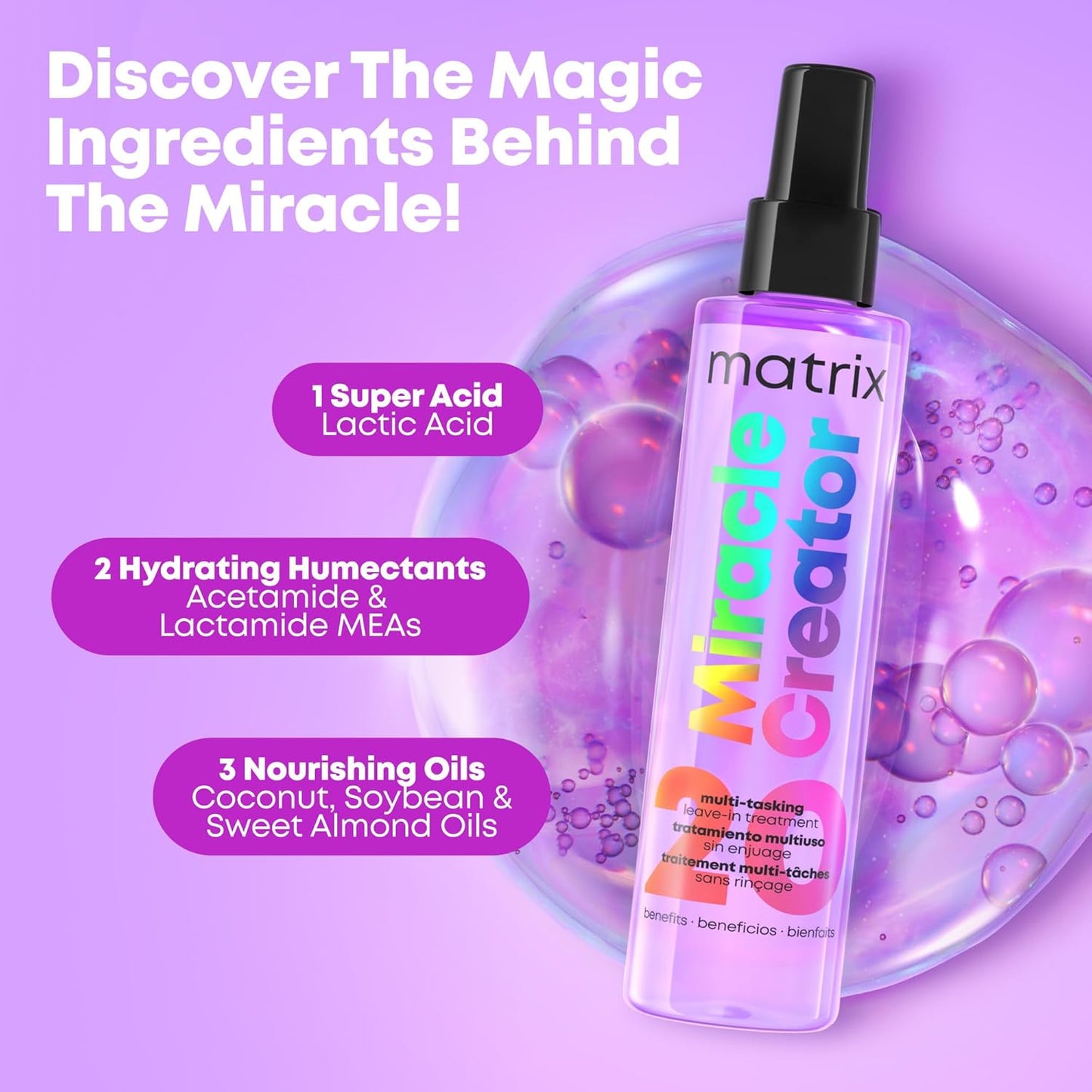Acondicionador Matrix Miracle Creator | A1439