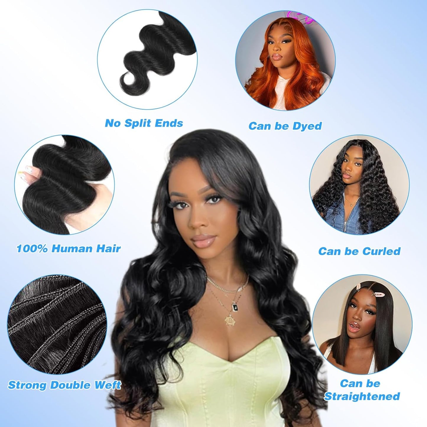 Extensiones cabello ondulado | A1284