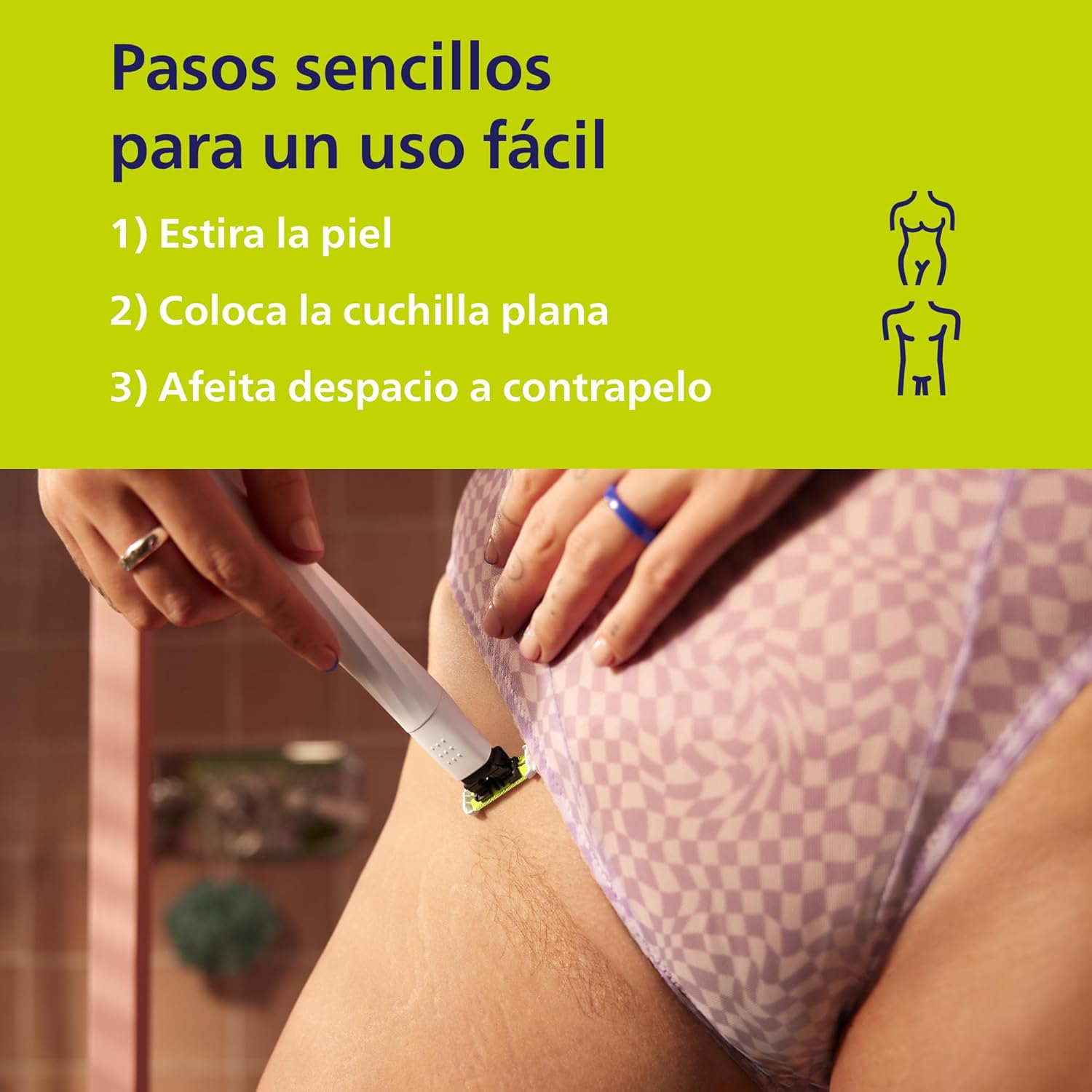 Afeitadora Philips OneBlade Intimate | A1277