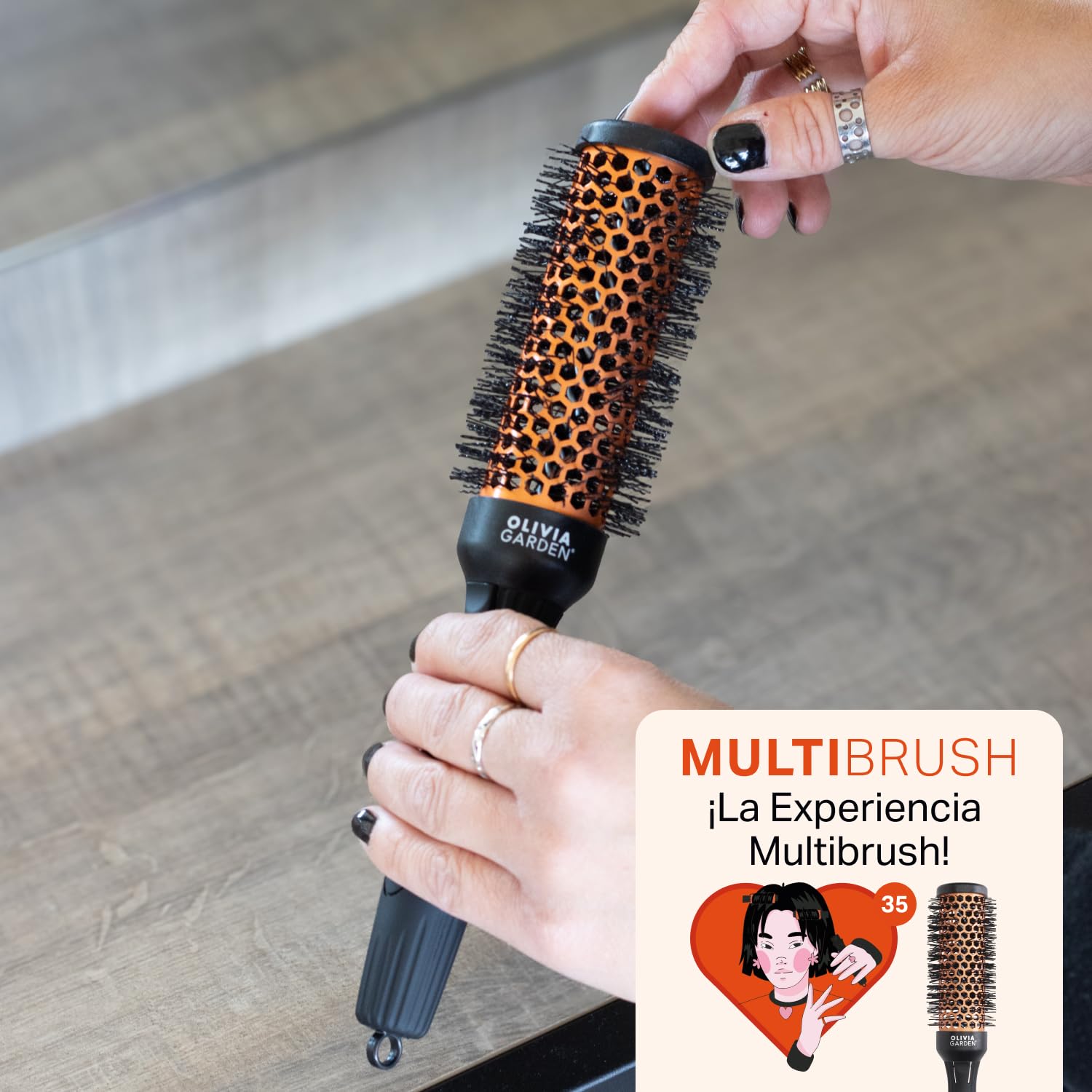 Rizador Olivia Garden MultiBrush | A1212