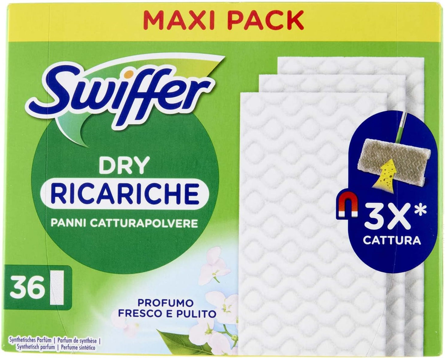 Paños Swiffer polvo 36 ud | A1228
