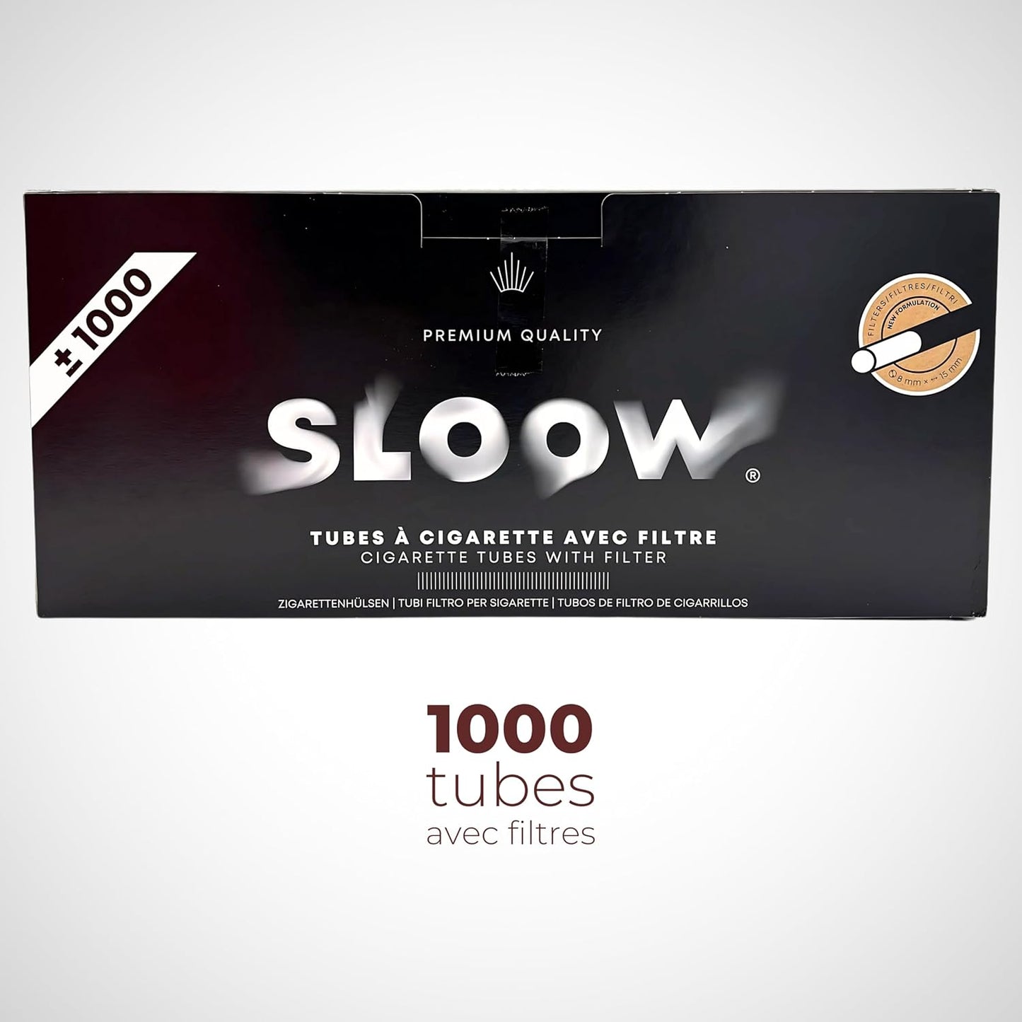 Tubos Filtro SLOOW Caja 1000 tubos | A1722