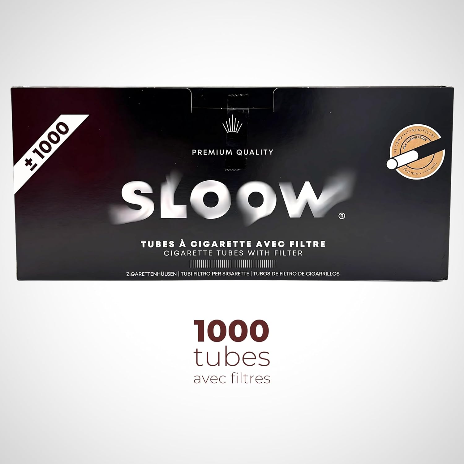 Tubos Filtro SLOOW Caja 1000 tubos | A1722