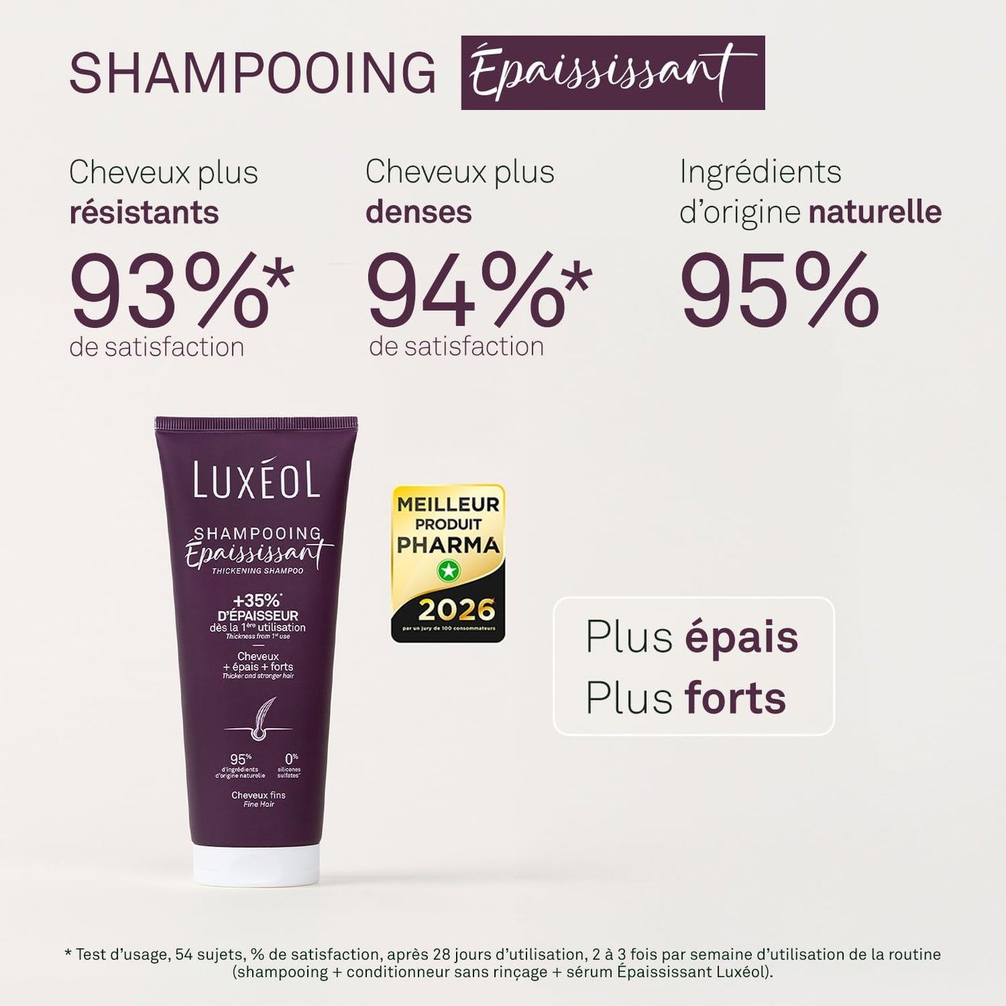 Champú LUXÉOL Champú espesante | A1660