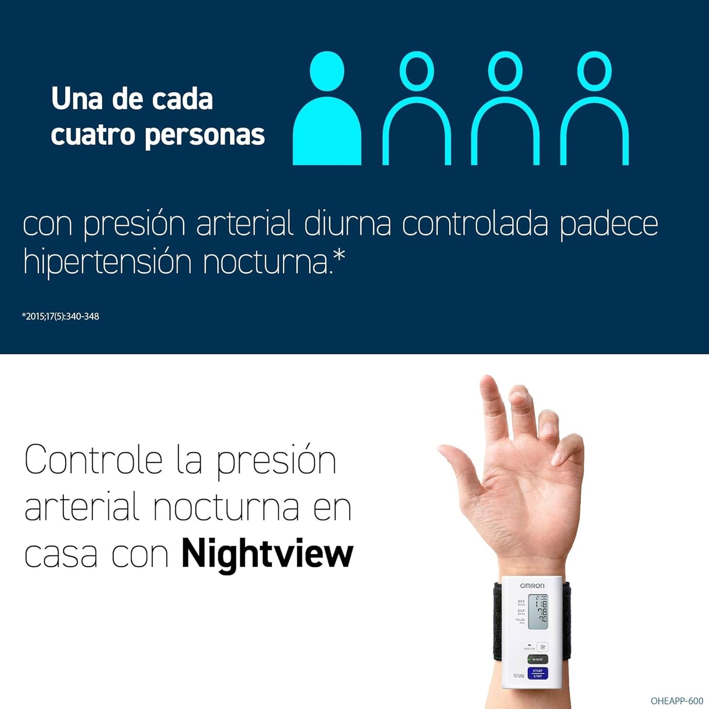 Tensiómetro OMRON Nightview | A1144