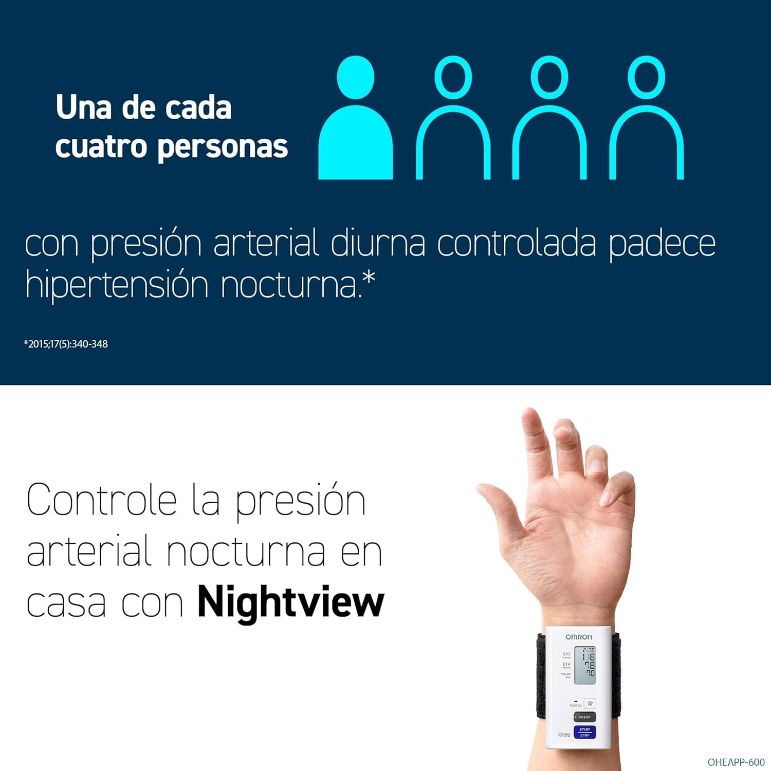 Tensiómetro OMRON Nightview | A1144