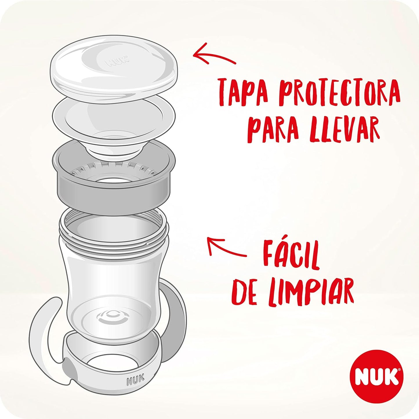 Vaso Aprendizaje NUK Mini Magic Cup | A1614