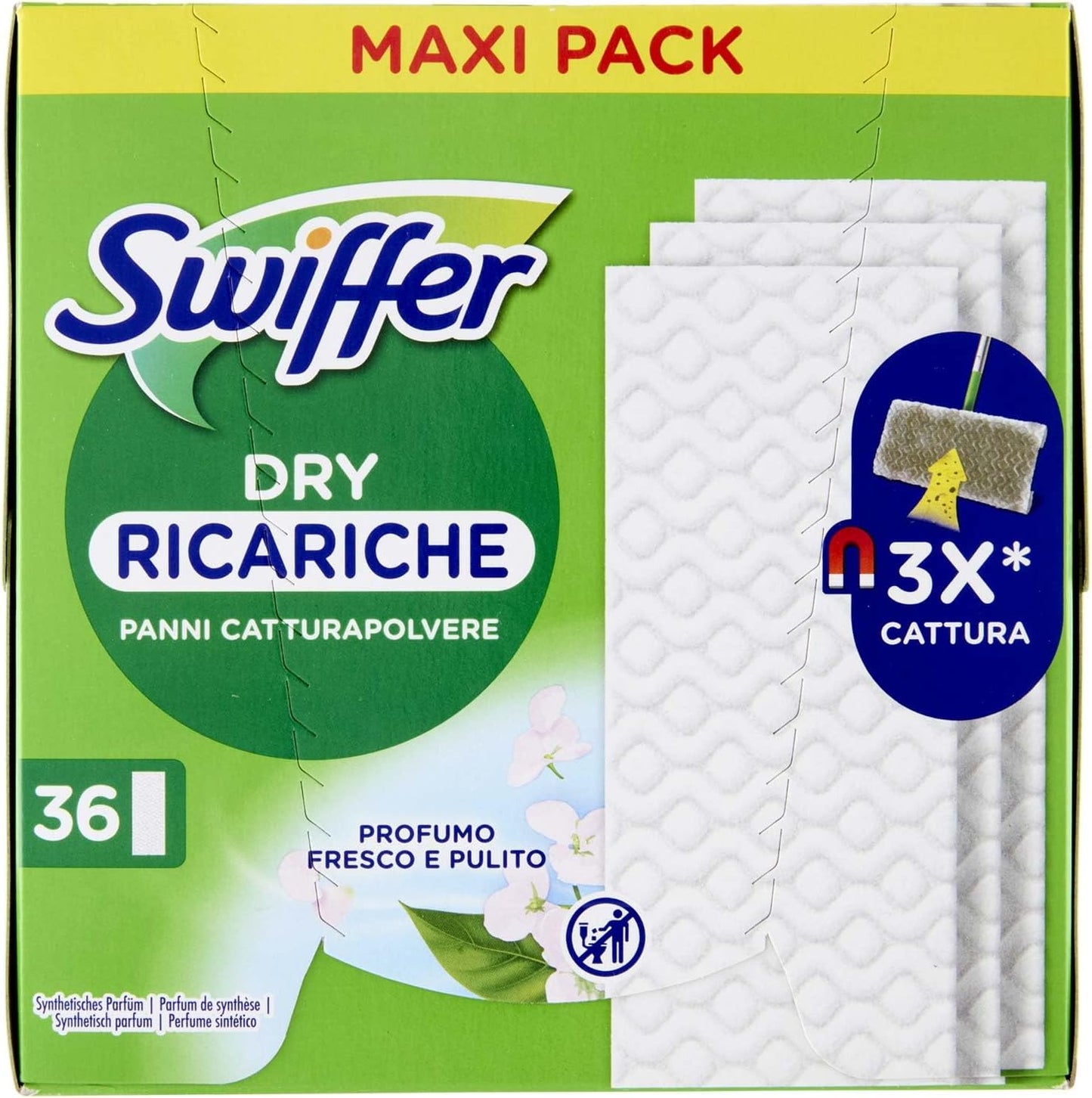 Paños Swiffer polvo 36 ud | A1228
