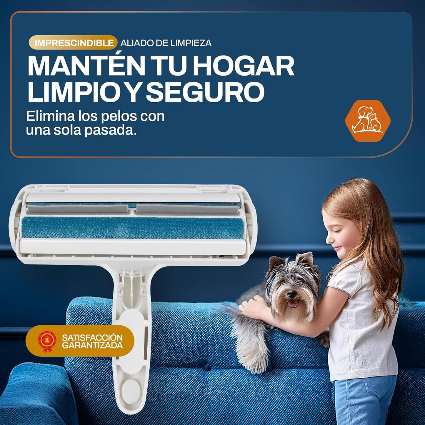 Cepillo Mascotas PORTENTUM removedor pelo | A1727