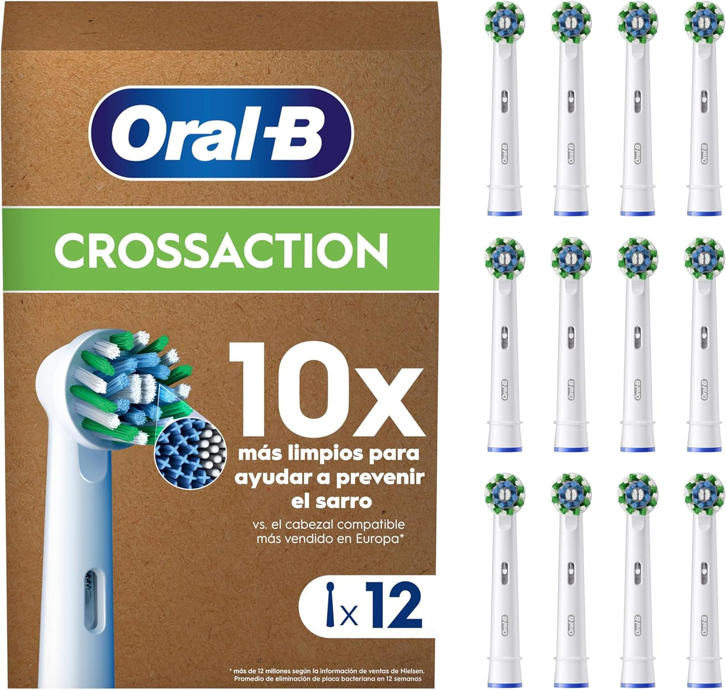 Recambios Oral-B CrossAction 12 ud | A1171