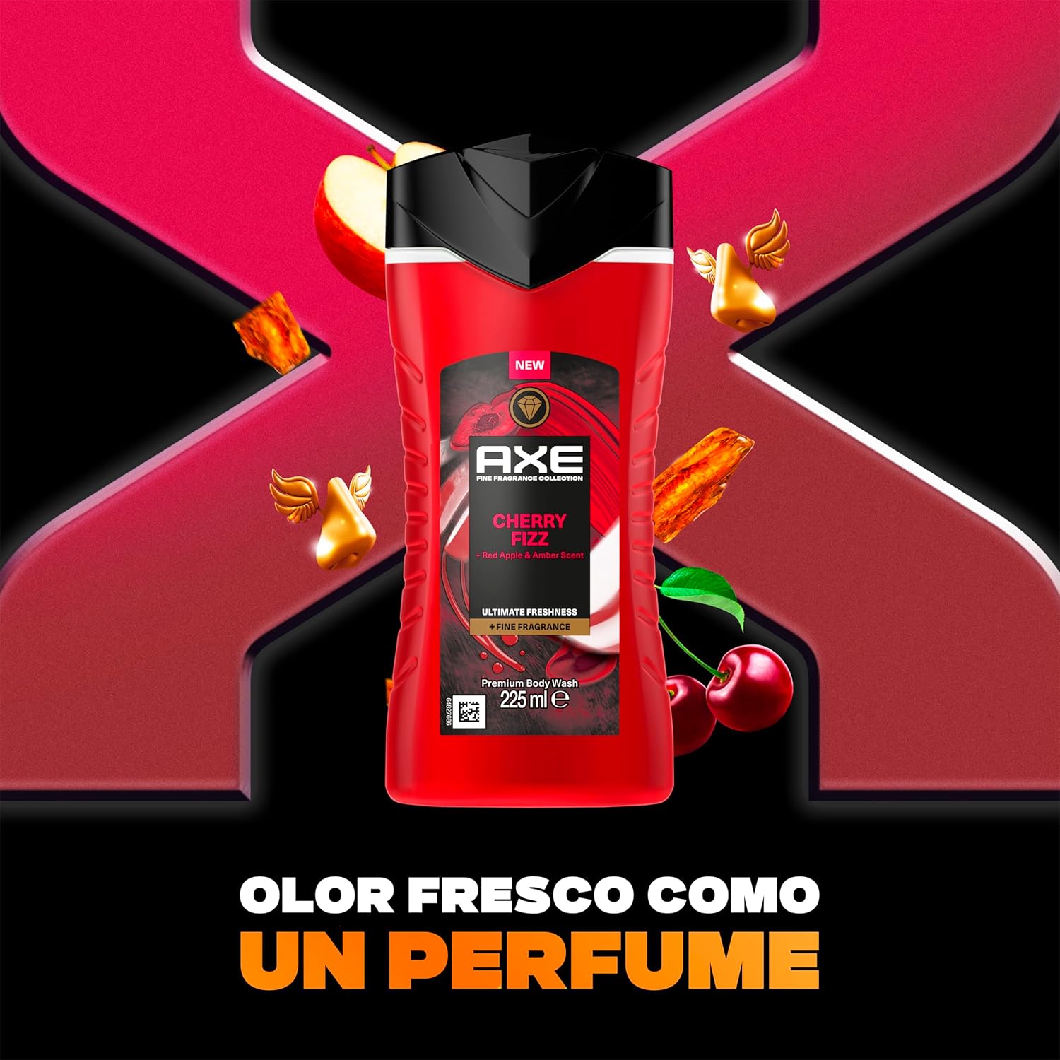 Gel Ducha Axe Cherry 225ml | A1963
