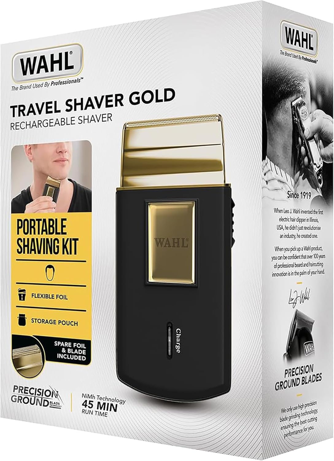 Afeitadora Wahl Travel Shaver Gold Edition | A1432
