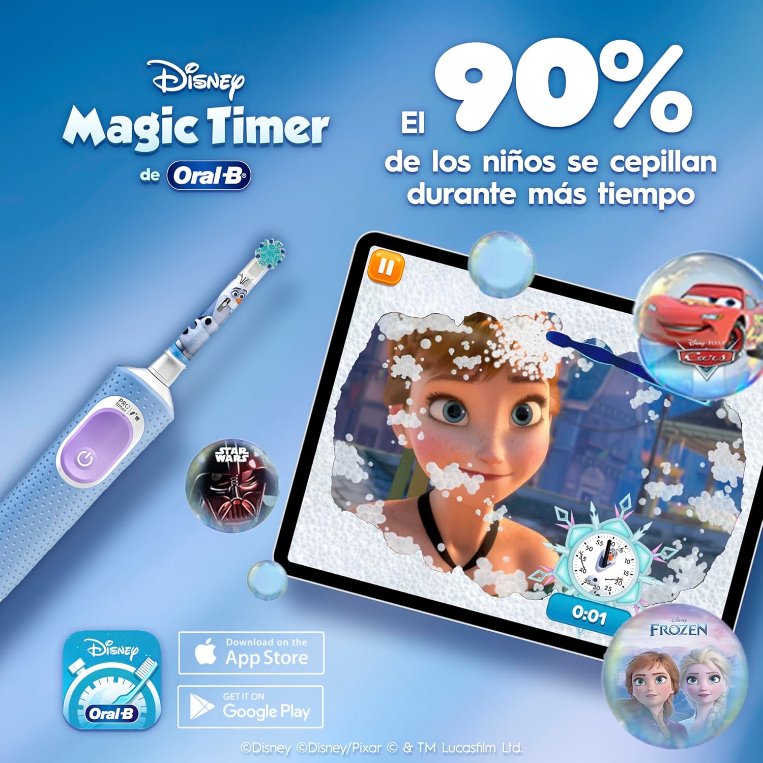 Cepillo Oral-B Pro Kids Frozen | A1306