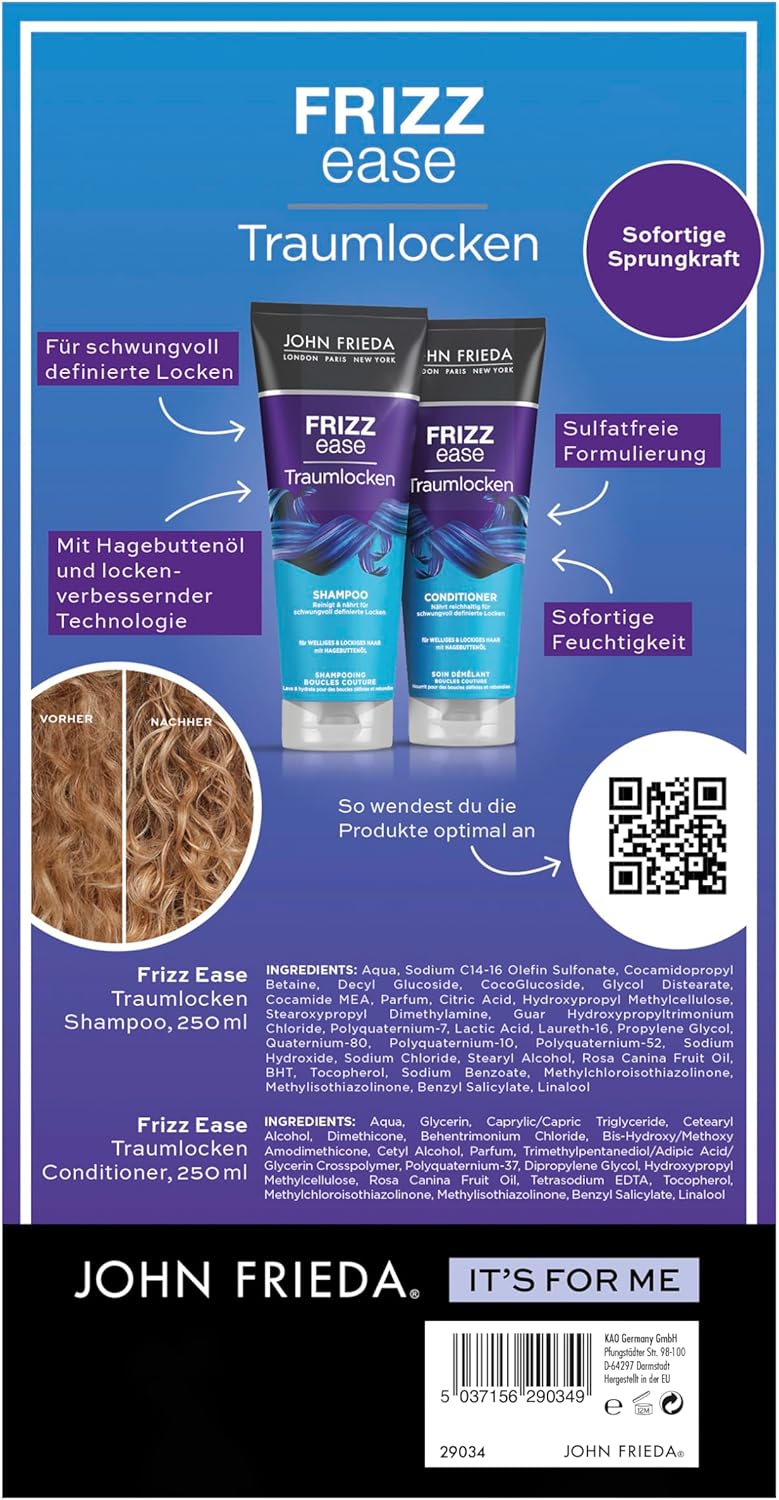 Champú John Frieda Frizz Ease Dream Loki | A1713
