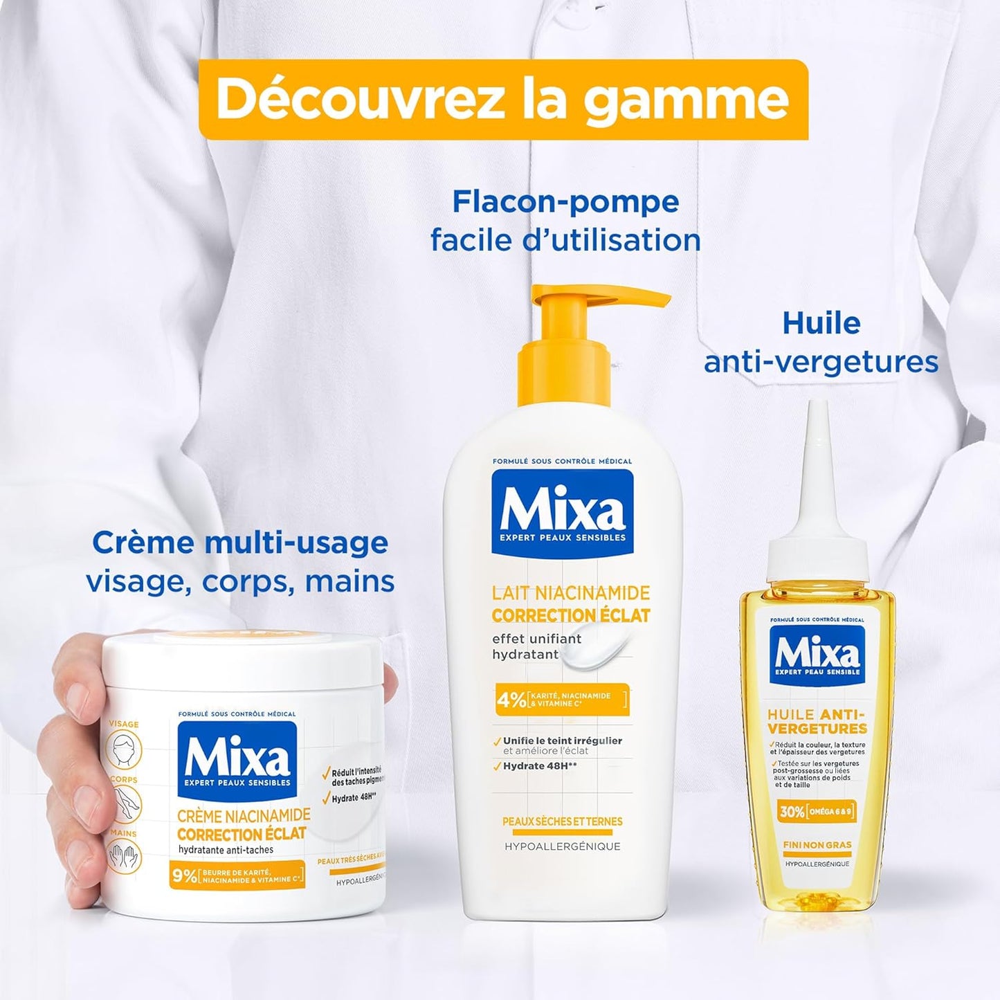 Crema Mixa Niacinamide Eclat | A1890