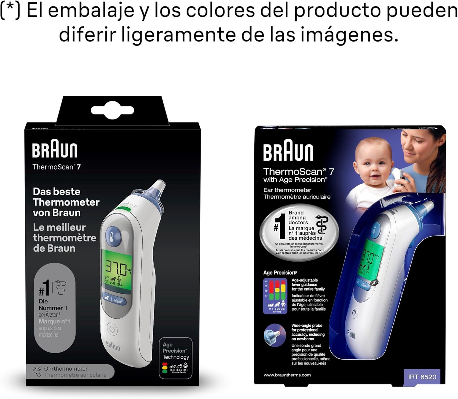 Termómetro Braun Thermoscan 7 | A1290
