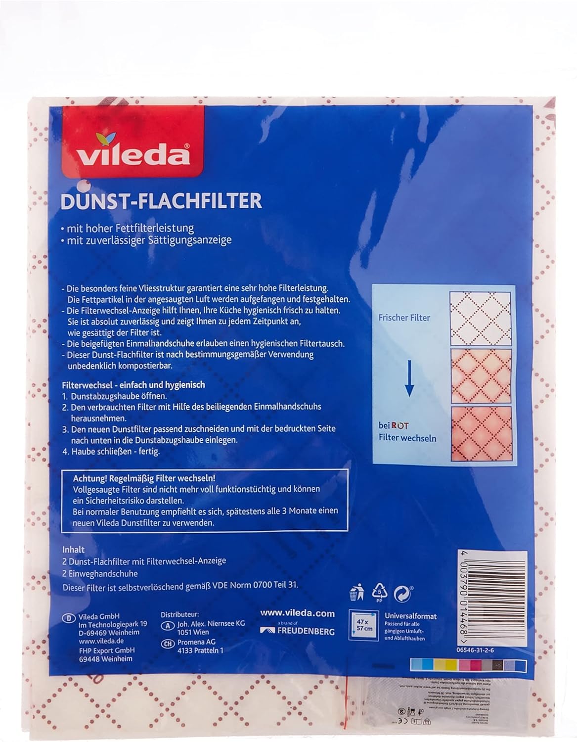 Filtro Campana Vileda Dunst | A1948